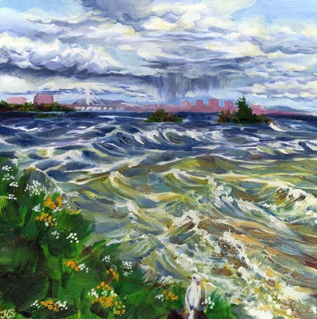 2020-Rain-Fall-on-Saint-Lawrence-10x10-1