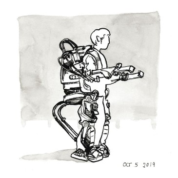 Inktober Cyborgs No. 005