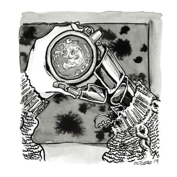 Inktober Cyborgs No. 020 Thread
