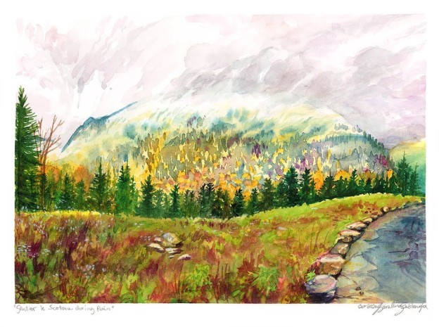 2020-Sentier-le-Scotora-during-Rain-9x12-sml