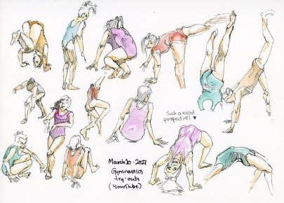 One Week 100 People Day 5: Gymnasts