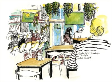 004-FEB-2018-Urban-Sketch-Ginko-Cafe-Montreal-7x10-sml