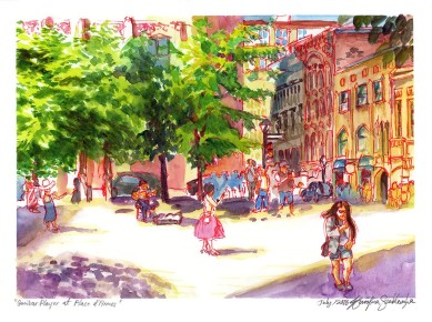 012-JULY-2018-Guitar-Player-at-Place-dArmes-9x12-sml