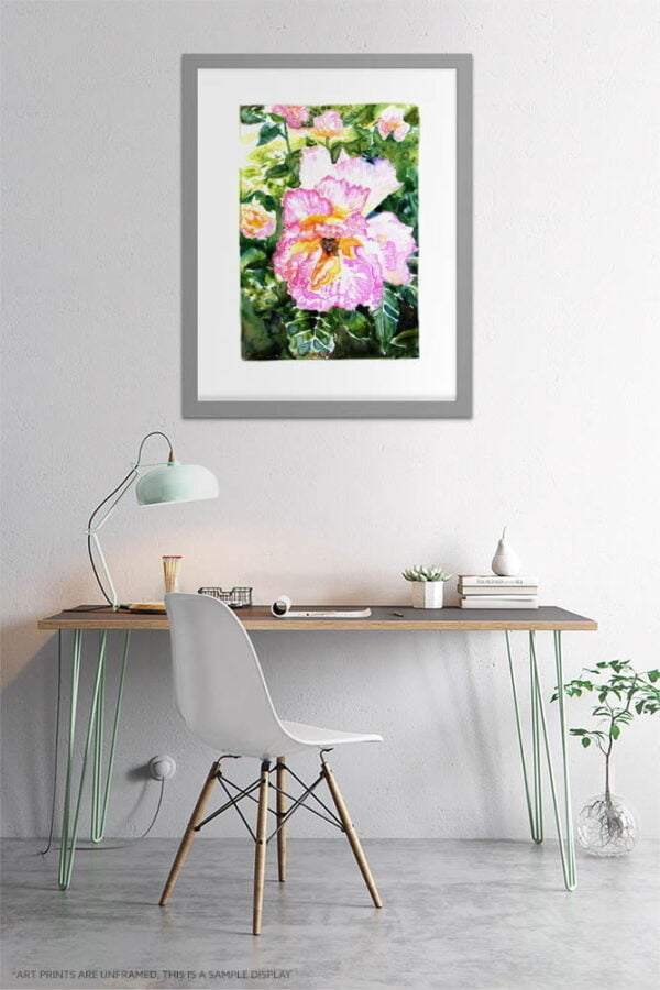 Rose Art Prints - Floral Extra Large Wall Art / Flowers from Botanical Gardens by Karolina Szablewska