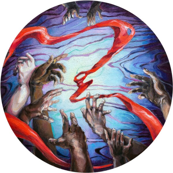 The Reach oil painting by karolina szablewska 2025